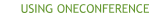 Using oneconference